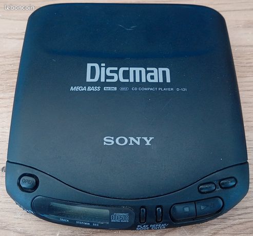 Discman SONY D-131 noir walkman lecteur CD portable