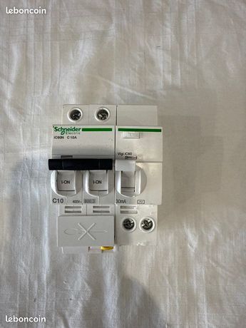 Disjoncteur ic60n c10a 30ma