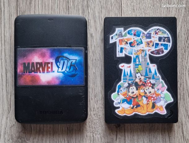 Disque dur Seagate WD 2 To Disney Pixar Dreamworks Marvel Dc Comics