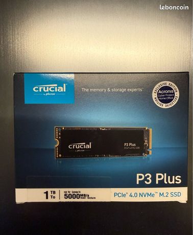 Disque SSD P3 Plus 1To M.2 NVMe PCIe 4.0 Gen4 x4 Neuf