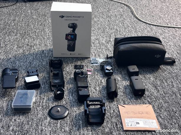 DJI Osmo Pocket 3 Creator Combo + Accessoires Comme neuf