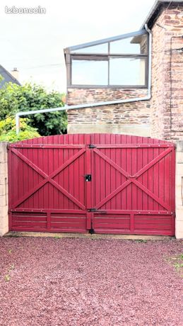 portail en bois