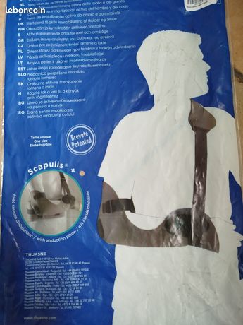Echarpe d'immobilisation epaule coude + coussin d'adduction