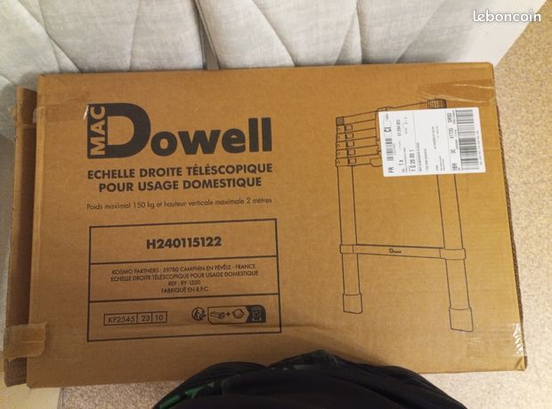 Échelle droite télescopique