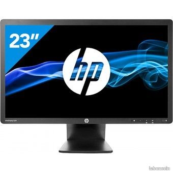 Écran 23" FullHD fourni avec tous les cables