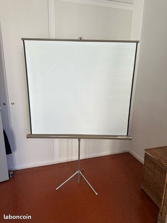 Ecran video projecteur vintage