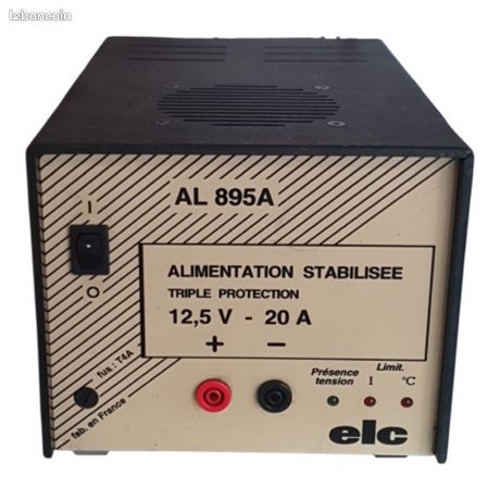 ELC AL 895A Alimentation stabilisée 125V 20A