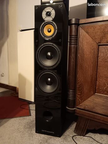Enceintes colonne Davis Balthus 90 noires