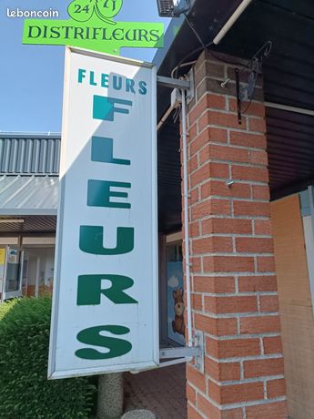 Enseigne lumineuse "Fleurs"