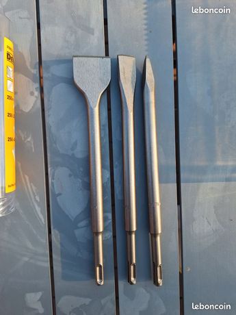 Ensemble Kit de burrins Dewalt SDS perfo marteau piqueur demolition rénovation bricolage