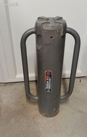 Ensemble tarière thermique + pilon pour clôture