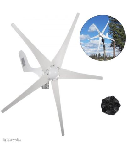 Eolienne 500W Générateur Electrique Portable Mobile Pour Maison Jardin