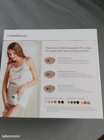 Epilateur à lumière pulsée KinseiBeauty modèle KB-1819
