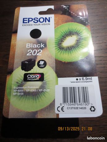 Epson cartouche 202 black