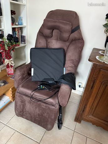Fauteuil électrique marron