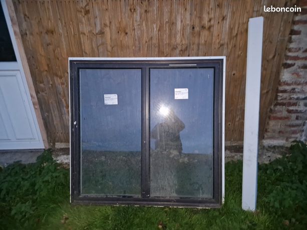 Fenêtre 2 venteux en aluminium