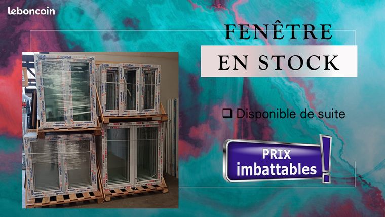 Fenêtre PVC design sobre blanc