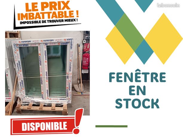 Fenêtre PVC feuillure standard et durable