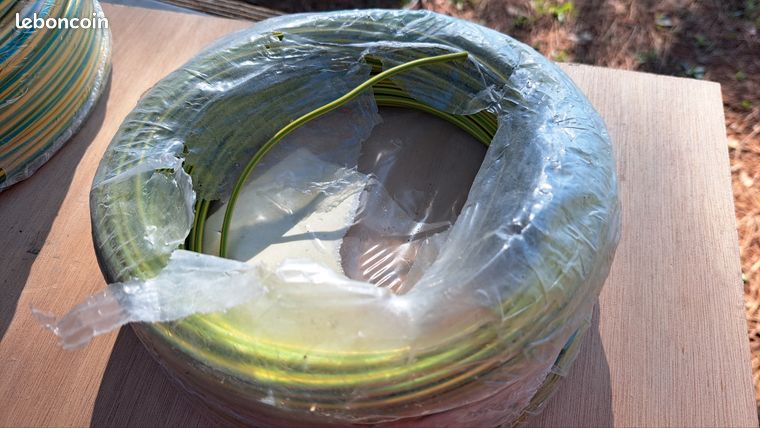 Fil souple vert/jaune 15 mm2 H07V2-K