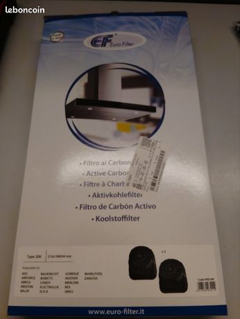 Filtre charbon hotte type 200