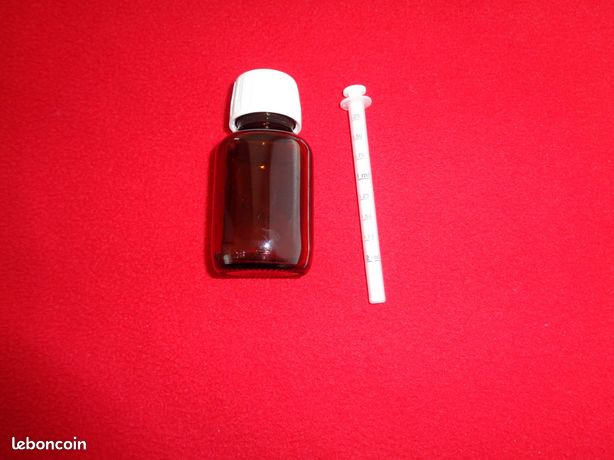 Flacon vide + pipette compte-gouttes, 60 ml