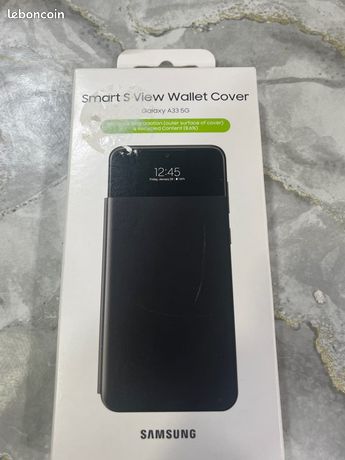 Folio S-View pour Samsung Galaxy A33 5G Noir