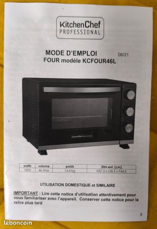 Four à poser