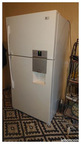 Frigo Américain LG 529/Litres Froid No Froost Entièrement Ventilé Distributeur D'eau Fraîche Congélateur 151/Litres Fonction Congélation Rapide Pourvoir 11.5 kg/24h Autonomie 24h Sauvegarder Tbeg