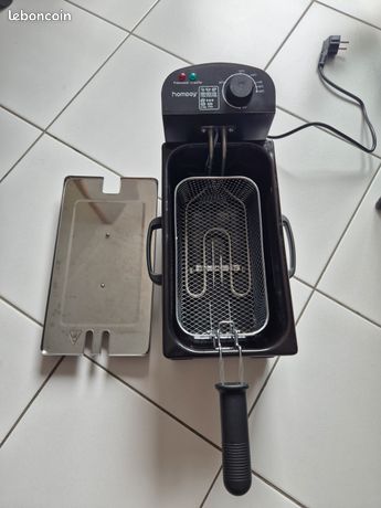 Friteuse électrique Homday en inox 3L 2000W