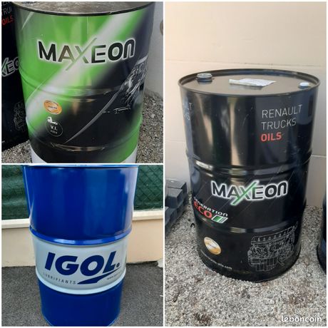 Futs ferraille métallique 220 L vides pièce