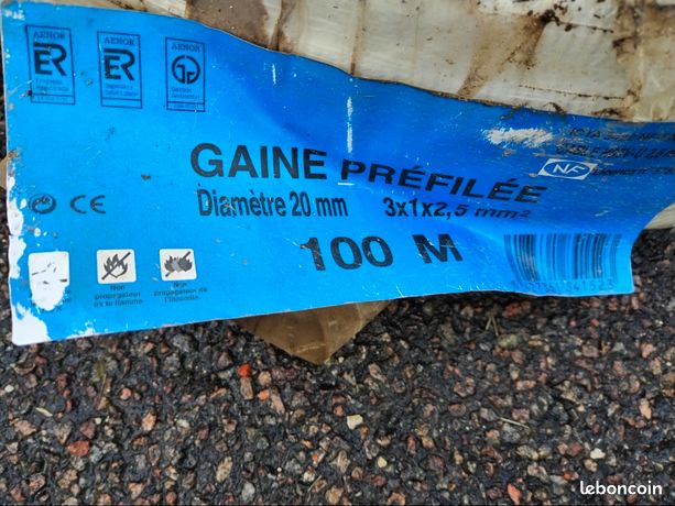 Gaine préfilée diamètre 20