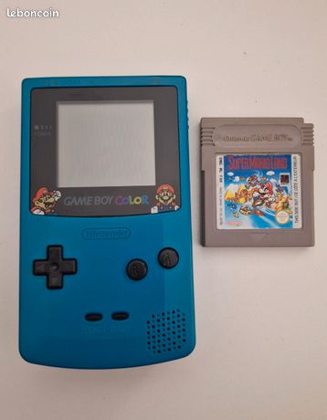 Game boy color bonne état avec jeux supermarché land