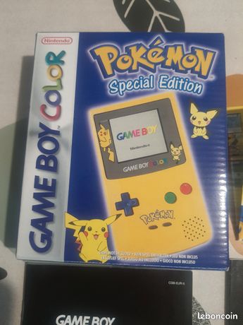 Game boy color pikachu parfait etat
