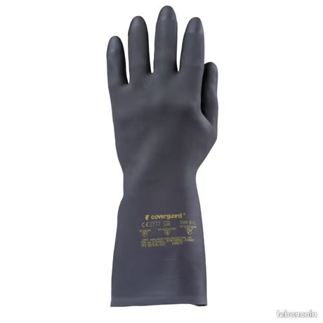 Gants Eurotechnique 5310 néoprène noir flocké