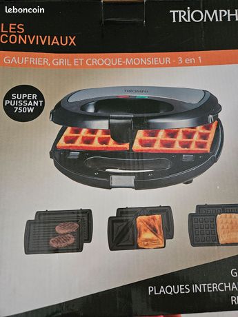 Gaufrier gril
