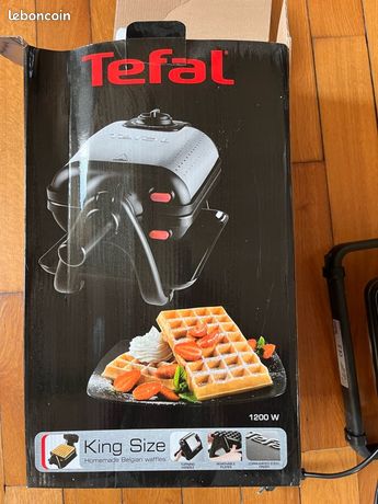 Gaufrier King size Tefal état neuf