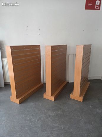 Gondole de magasin double + panneau