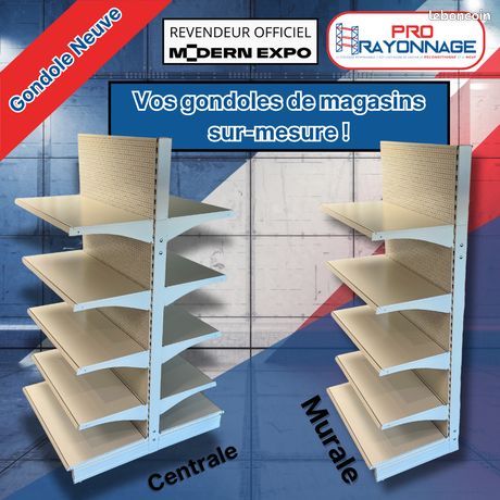 Gondole de magasin Configurable & sur mesure