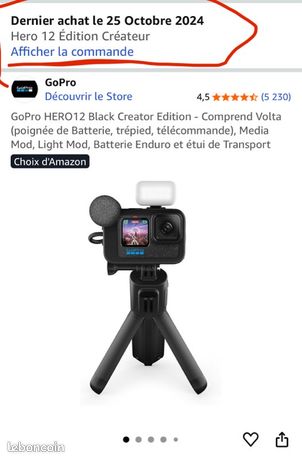 Gopro Hero 12 édition creator
