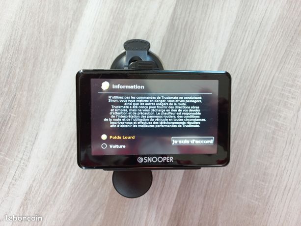 GPS Poids Lourds Snooper SC5900 Plus avec Dash cam