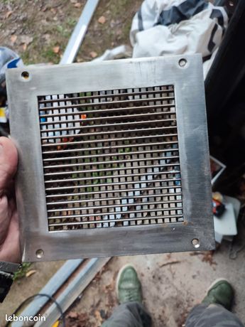 Grille aération tout inox