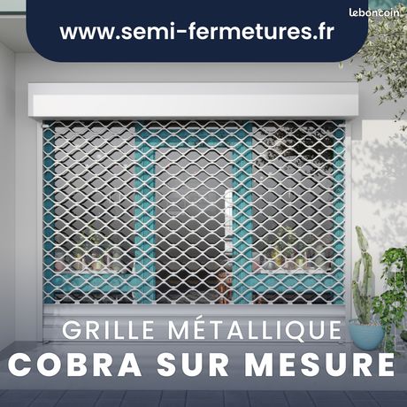 Grille Métallique à Enroulement Motorisé L3000xH3000