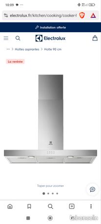 Hotte Electrolux