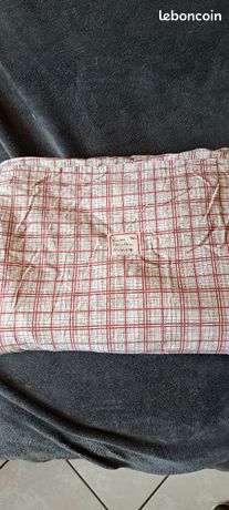 Houuse de couette carreaux 1 personne