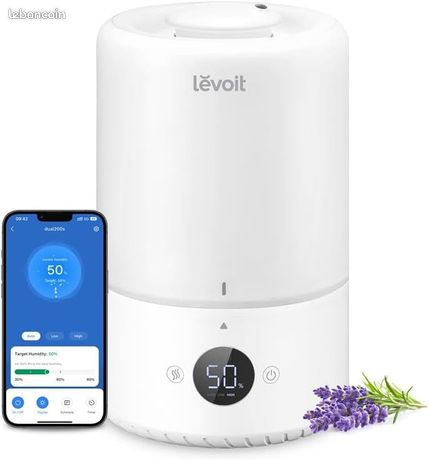 Humidificateur d'air 19dB à Ultrasons à Brume Froide en très bon état