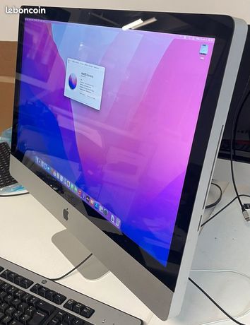 Imac 27 pouces sous monterey et ssd