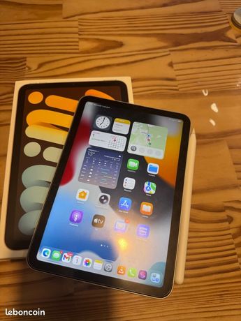 IPad mini 6gen 256Go cellular + pencil + cover