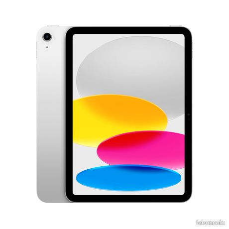 IPad A16 Silver 128 Go WiFi + Pochette + Verre trempé /