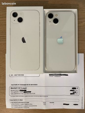 IPhone 13 neuf sous garantie