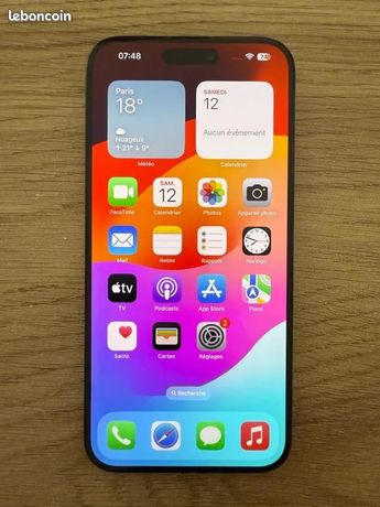 IPHONE 15 PRO MAX 256go BLEU